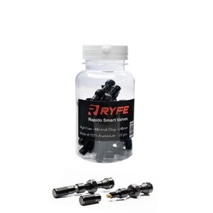 RYFE TUBELESS VALVE - RAPIDO HIGH FLOW - 48MM - BLACK