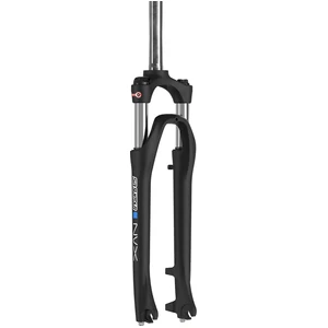 27.5" NVX30 Suspension Fork, 9x100mm QR - 63mm Travel, Coil w/Preload Adj, RL, Disc Brake, Straight, 1 1/8", Matte Black, SR Suntour