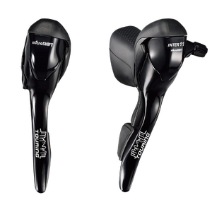 Microshift Drop Bar Shifter - City SBN110 - 1x11 Speed - Left Side Brake - Pair (Shimano Internal) ALFINE