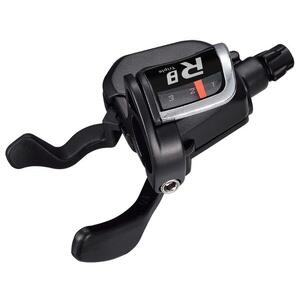 Microshift Xpress Shifter - R8 SL-R758 - 2x8 Speed - Gear Indicator - Pair (Shimano Road)