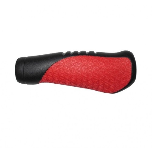 SRAM COMFORT GRIPS 133MM BLACK/RED (Pair)