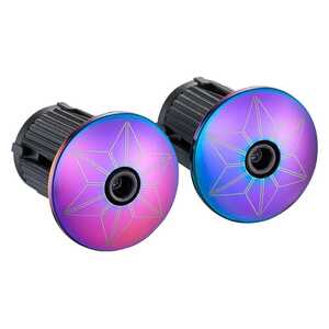 Supacaz  Star Plugz Bar Ends Oil Slick