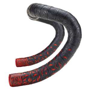 Supacaz Super Sticky Kush - Star Fade - Red + Ano Red Plugs