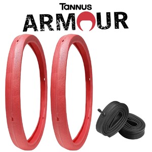 Tannus Armour Bundle - 24"x2.0"-2.5" Liners x2 and Schrader Tubes x2