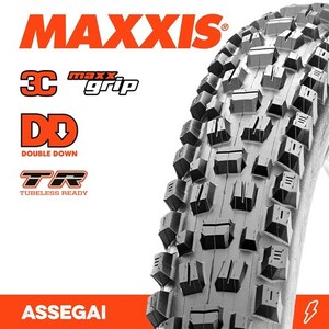 Maxxis Tyre Assegai 27 X 2.60 3C Grips Dd Tr Fold 120X2Tpi