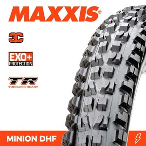 Maxxis Tyre Minion Dhf 27.5 X 2.50 Wt 3C Grips Exo+ Tr Fold 60Tpi E-25