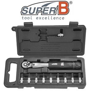 Super B 1/4" Drive Torque Wrench 4-24 Nm