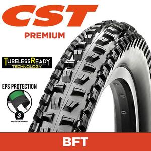 CST Tyre BFT C1752 - 29 x 2.25 - Folding EPS 60 TPI - Dual Compound - Black - Tubeless Ready
