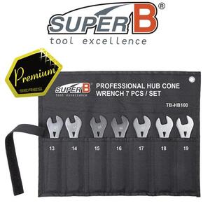 Super B Professional Hub Cone Wrench Set