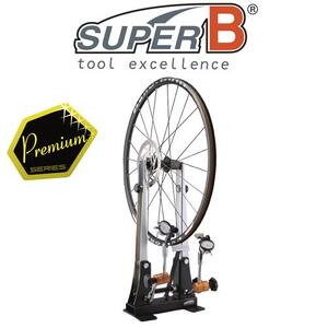 Super B Professional Wheel Truing Stand With Dial Indicator