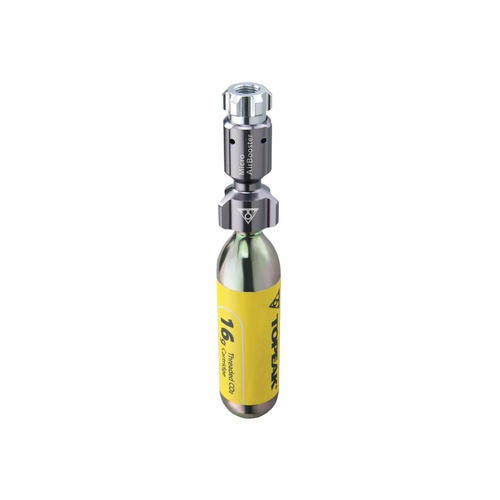 Topeak MICRO AIRBOOSTER WITH 16G CO2 CARTRIDGE (UN1013/2.2)