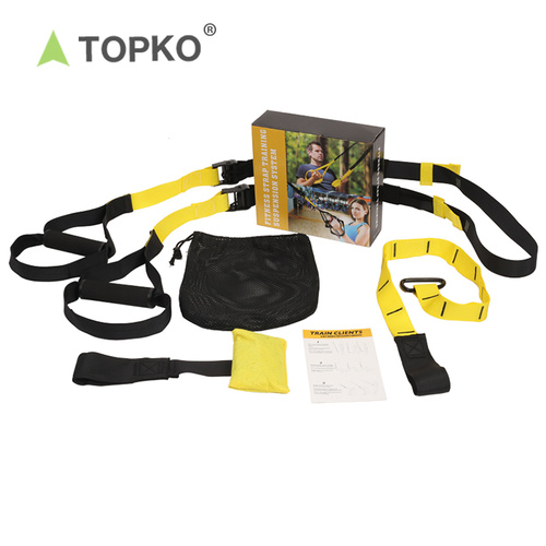 Topko Suspension Trainer Training Straps Body Strength Exercise Fitness Home Gym Kit