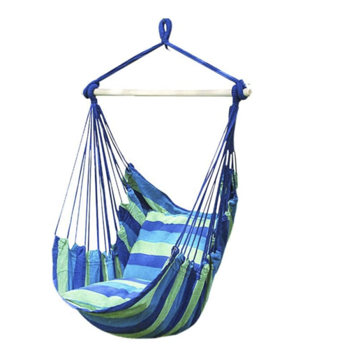 Topko Deluxe Garden Hanging Hammock Swing with Soft Cushions 