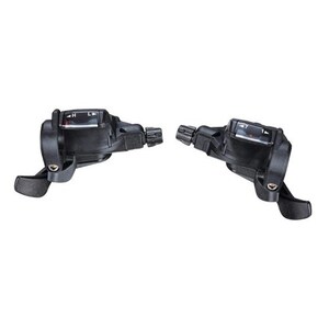 Microshift Thumb Tap Shifter - TS38 - 3x6 Speed - Pair (Shimano Mountain)