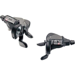 Microshift Thumb Tap Shifter - MEZZO TS39 - 3x8 Speed - Pair (Shimano Mountain)