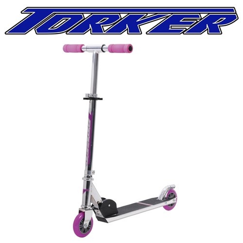 Torker Alloy Folding Scooter - PINK