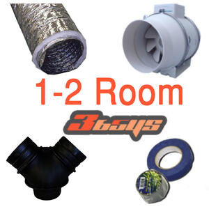 Hot Sale $279(RRP$ 349)2 Room 150mm Turbo Fan Heat Transfer Kit