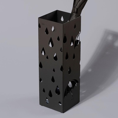 Metal Modern Umbrella Stand Holder Black Umbrella Garden Outdoor Parasol Base Holder Storage