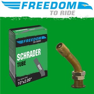 Tube - Schrader Bent 10"x2.00" (50)