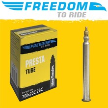 Freedom 700 X 23/28c 48Mm Presta Threadless Valve Road Bike Tube