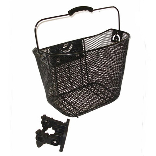 Velobici Bicycle Quick Release Front Bike Basket For Extra Storage Road Hybrid MTB