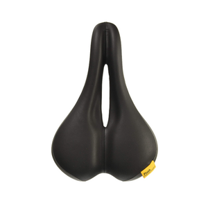 Velo Saddle MENS - PLUSH - Centre Cut Out - Steel Rails - 272mm x 176mm - 411g