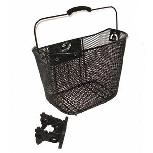 Wire Bicycle Bike Basket Mesh Front W/Qr