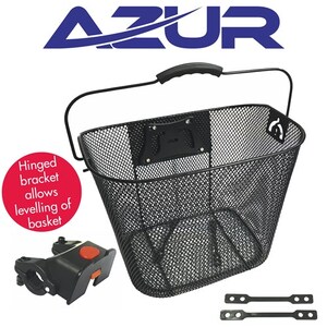 Wire Basket Mesh Front With Quick Release