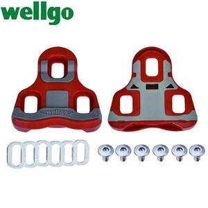 WELLGO Cleat Set Rc-7B - 6 Degree Lateral Float - Red - H90