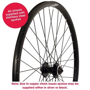 Wheel - 29" Front Alloy Disc - Black Rim