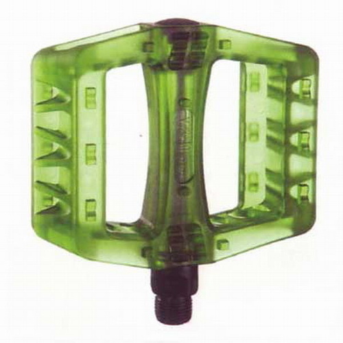 X Tech Bicycle Pedal Bmx Plastic 9/16 Inch Green