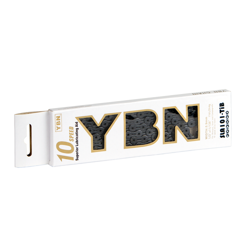 YBN Chain - 10 SPEED BICYCLE SLA101 10SP 116L TI BLACK