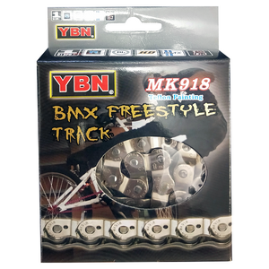 Yaban Chain - Single Speed - 1/2 x 1/8 - Half Link - BMX - Silver/Silver