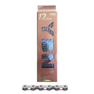 Yaban Chain - 12 Speed - S2 - 1/2 X 11/128 X 126L - Solid Pin & Plate - 5.25mm - Silver/Grey