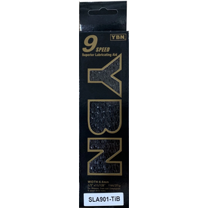 Yaban Chain - 9 Speed - 1/2 X 11/128 X 116L - 5.6mm - Black/Black